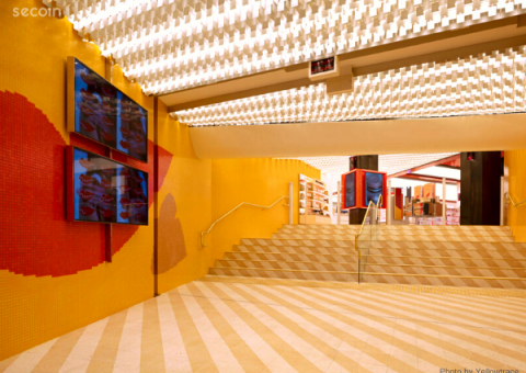 Secoin Terrazzo Cement Tiles at a High-End Cosmetics Retail Chain in Australia